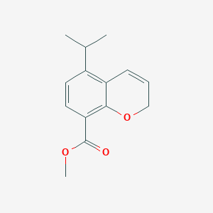 molecular formula C14H16O3 B12107002 methyl 5-(propan-2-yl)-2H-chromene-8-carboxylate CAS No. 1221723-90-5