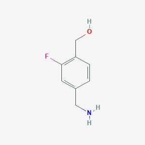 [4-(Aminomethyl)-2-fluorophenyl]methanol