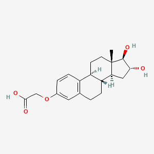 molecular formula C20H26O5 B1210702 Estriol 3-carboxymethyl ether CAS No. 69260-14-6