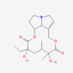 4-Ethyl-4,7-dihydroxy-6,7-dimethyl-2,9-dioxa-14-azatricyclo[9.5.1.014,17]heptadec-11-ene-3,8-dione