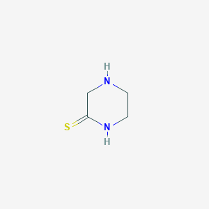 molecular formula C4H8N2S B12107080 Piperazine-2-thione 