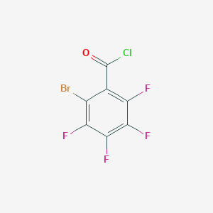 molecular formula C7BrClF4O B121071 2-溴-3,4,5,6-四氟苯甲酰氯 CAS No. 151096-42-3