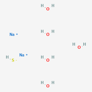 Disodium;sulfanide;pentahydrate