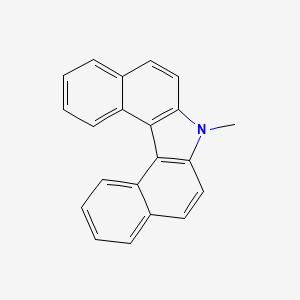 molecular formula C21H15N B1210720 N-Methyl-7H-dibenzo(c,g)carbazole CAS No. 27093-62-5