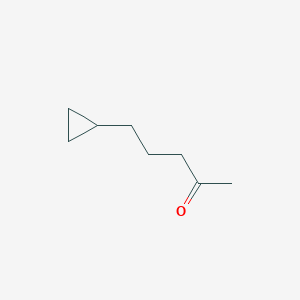 molecular formula C8H14O B12107203 5-Cyclopropylpentan-2-one 