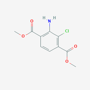 dimethyl 2-amino-3-chlorobenzene-1,4-dicarboxylate