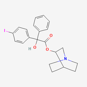 molecular formula C21H22INO3 B1210733 3-Quinuclidinyl-4-iodobenzilate CAS No. 81381-93-3