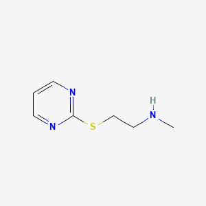 Methyl[2-(pyrimidin-2-ylsulfanyl)ethyl]amine