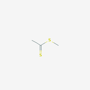 molecular formula C3H6S2 B1210734 二硫代乙酸甲酯 CAS No. 2168-84-5
