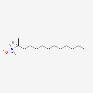 molecular formula C15H33NO B1210735 N,N-Dimethyl-1-methyldodecylamine oxide CAS No. 60729-78-4
