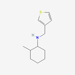 molecular formula C12H19NS B12107420 2-methyl-N-(thiophen-3-ylmethyl)cyclohexan-1-amine 