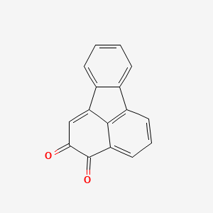 molecular formula C16H8O2 B1210747 2,3-Fluoranthenedione CAS No. 5386-28-7