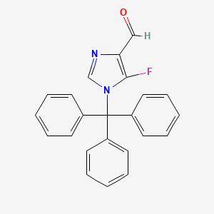 5-Fluoro-1-trityl-1H-imidazole-4-carbaldehyde