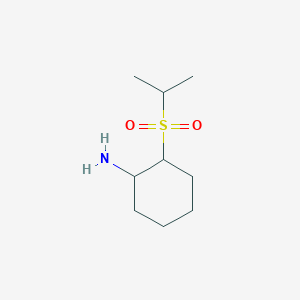 2-(Propane-2-sulfonyl)cyclohexan-1-amine