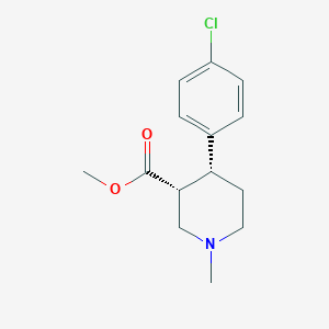 (3R,4R)-methyl 4-(4-chlorophenyl)-1-methylpiperidine-3-carboxylate