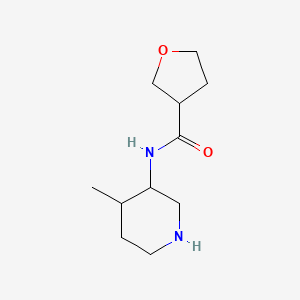 N-(4-methylpiperidin-3-yl)oxolane-3-carboxamide