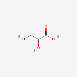 B1210773 (2R)-2,3-Dihydroxypropanoic acid CAS No. 6000-40-4