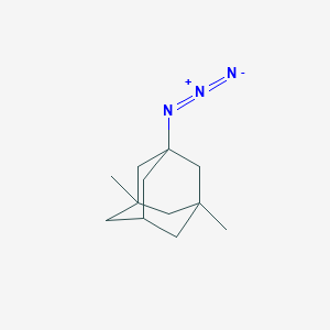 molecular formula C12H19N3 B12107749 1-Azido-3,5-dimethyl-adamantane 