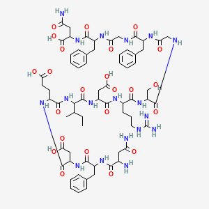 H-DL-Asn-DL-Phe-DL-Asp-DL-Glu-DL-xiIle-DL-Asp-DL-Arg-DL-Ser-Gly-DL-Phe-Gly-DL-Phe-DL-Asn-OH