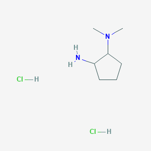 trans-N1,N1-Dimethylcyclopentane-1,2-diamine xhydrochloride