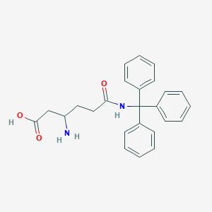 3-Amino-6-oxo-6-(tritylamino)hexanoic acid