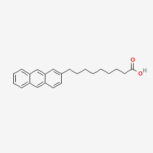 B1210792 9-(2-Anthryl)nonanoic acid CAS No. 82793-56-4
