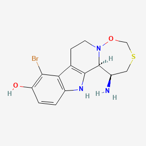 molecular formula C14H16BrN3O2S B1210794 尤迪斯托明 E CAS No. 88704-51-2