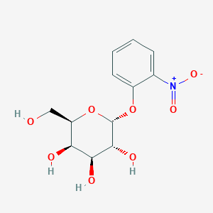 molecular formula C12H15NO8 B121080 2-硝基苯基 α-D-半乳吡喃糖苷 CAS No. 19887-85-5