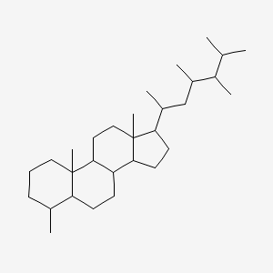 molecular formula C30H54 B12108005 (20r,23r,24r)-Dinosterane 