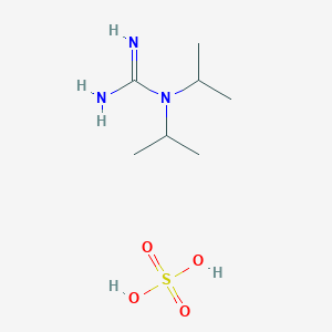 molecular formula C7H19N3O4S B12108006 1,1-Diisopropylguanidine sulfate 