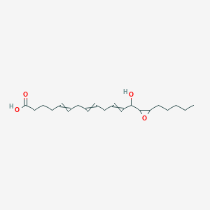 13-Hydroxy-14,15-epoxy-5,8,11-eicosatrienoic acid