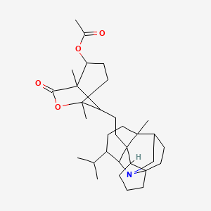 molecular formula C32H49NO4 B12108090 Daphmacrine 