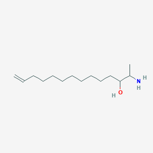 molecular formula C14H29NO B12108096 2-Aminotetradec-13-en-3-ol 