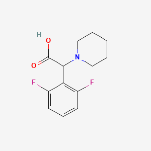 2-(2,6-Difluorophenyl)-2-(piperidin-1-yl)acetic acid