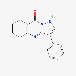 3-phenyl-5,6,7,8-tetrahydro-1H-pyrazolo[5,1-b]quinazolin-9-one