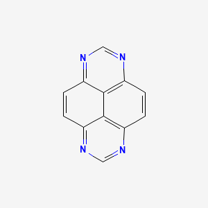 molecular formula C12H6N4 B12108145 1,3,6,8-Tetraazapyrene 