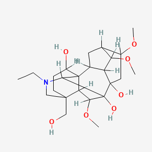 molecular formula C24H39NO7 B1210825 Gigactonine CAS No. 65967-20-6