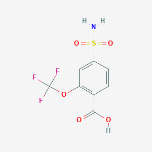 4-Sulfamoyl-2-(trifluoromethoxy)benzoic acid