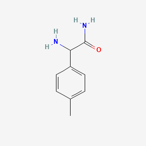 molecular formula C9H12N2O B12108271 2-Amino-2-(4-methylphenyl)acetamide 