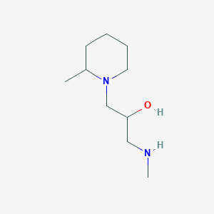 1-Piperidineethanol, 2-methyl-alpha-[(methylamino)methyl]-