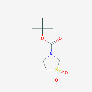 3-Thiazolidinecarboxylic acid, 1,1-dimethylethyl ester, 1,1-dioxide