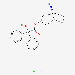 Nortropinyl benzilate hydrochloride