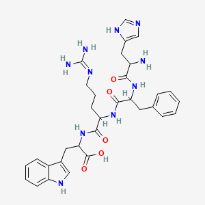 molecular formula C32H40N10O5 B12108436 Characteristic MSH-Tetrapeptide 