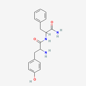 molecular formula C18H21N3O3 B12108475 H-Tyr-Phe-NH2 