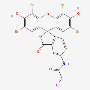 molecular formula C22H10Br4INO6 B1210848 碘乙酰氨基曙红 CAS No. 69414-31-9