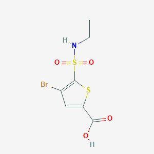 4-Bromo-5-(ethylsulfamoyl)thiophene-2-carboxylic acid