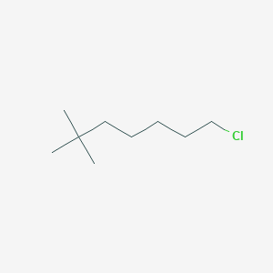 molecular formula C9H19Cl B12108501 1-Chloro-6,6-dimethylheptane 