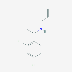 molecular formula C11H13Cl2N B12108558 [1-(2,4-Dichlorophenyl)ethyl](prop-2-EN-1-YL)amine 