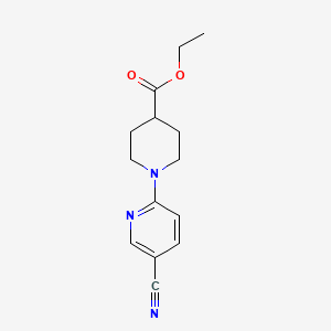 Ethyl 1-(5-cyanopyridin-2-yl)piperidine-4-carboxylate