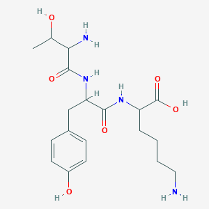 molecular formula C19H30N4O6 B12108633 Threonyltyrosyllysine 